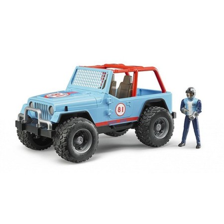 Bruder Jeep Cross Country de curse albastru